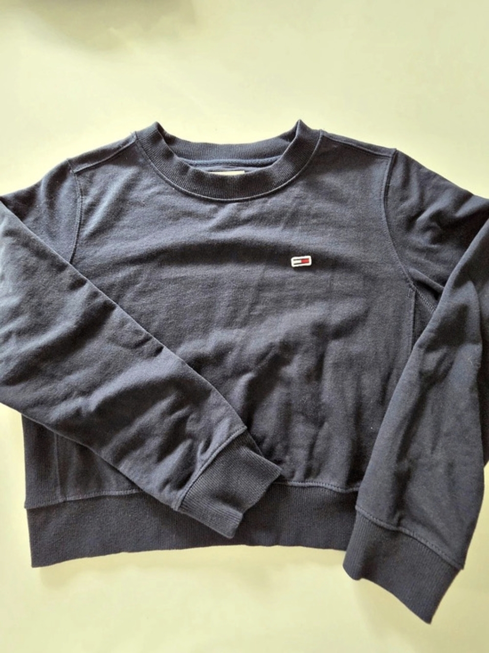 Tommy Jeans Flag Logo Patch Crewneck Sweatshirt